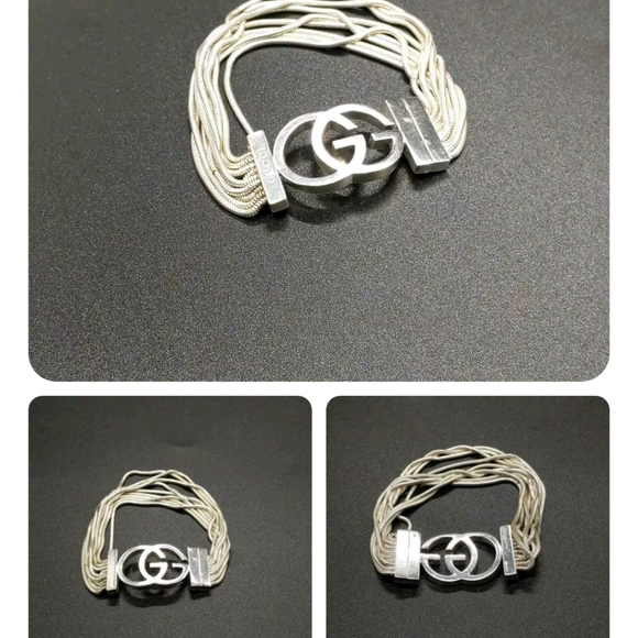 SALE!!! GUCCI DOUBLE GG BRACELET! π€© 6.7 inches - Picture 7 of 15